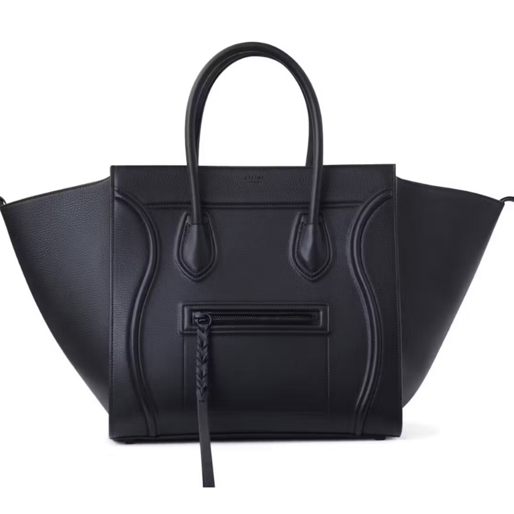 CELINE Black Medium Luggage Phantom